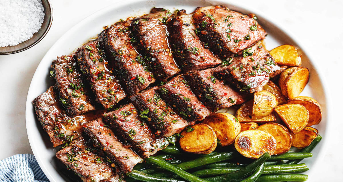 Beef Steak with Garlic Butter
