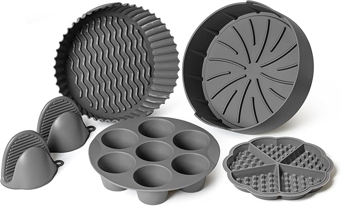 EM 5-Pack Air Fryer Silicone Liners